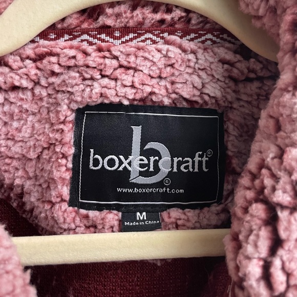 “I’d rather be with my dog” pink Sherpa quarter zip (size medium) - Picture 6 of 6